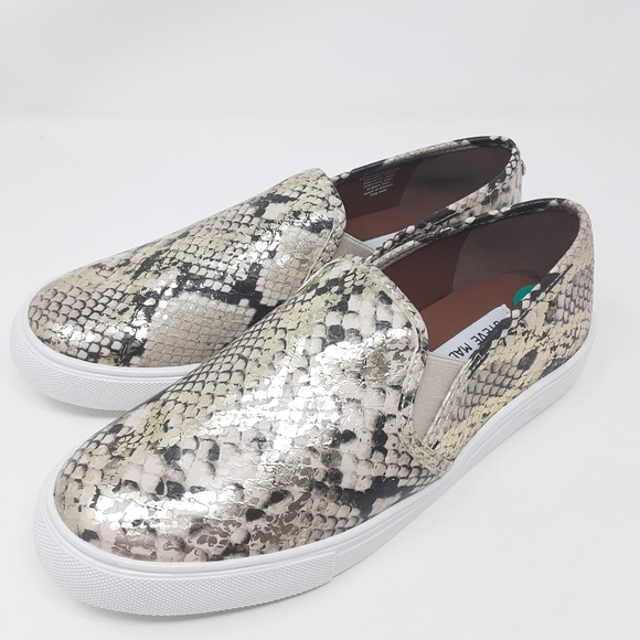 steve madden snakeskin sneakers